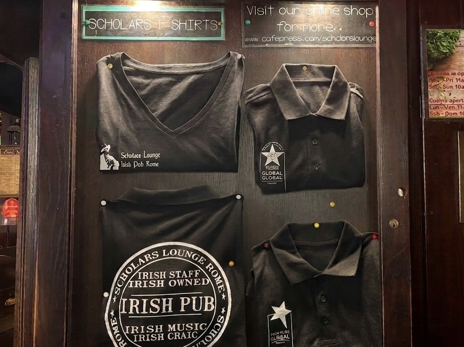 Scholars Lounge Merchandise Display